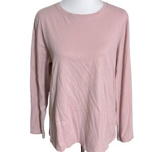 Calvin Klein Soft Pink Long Sleeve Tee